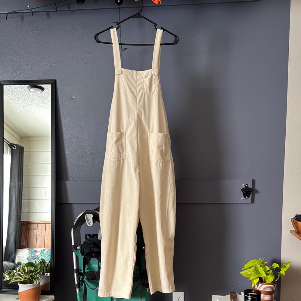 Cream Overalls